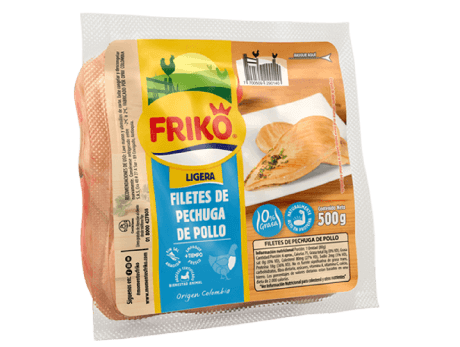 Filetes de Pechuga de Pollo 500 gramos